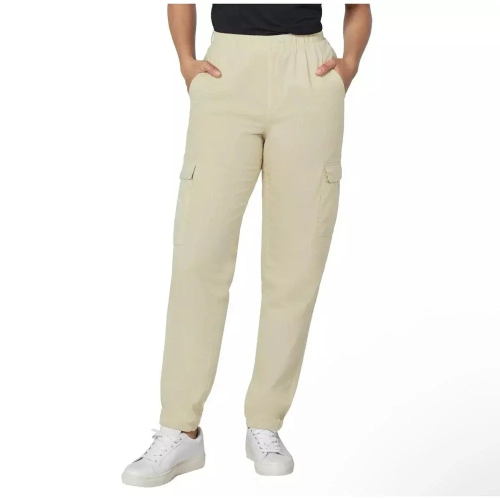GAP NWT Cargo Pants‎ Women XXL Beige Gorpcore Hiking Lightweight Utility